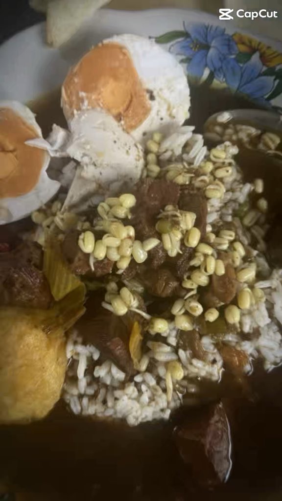 Kalian makan apa? Mincot makan rawon