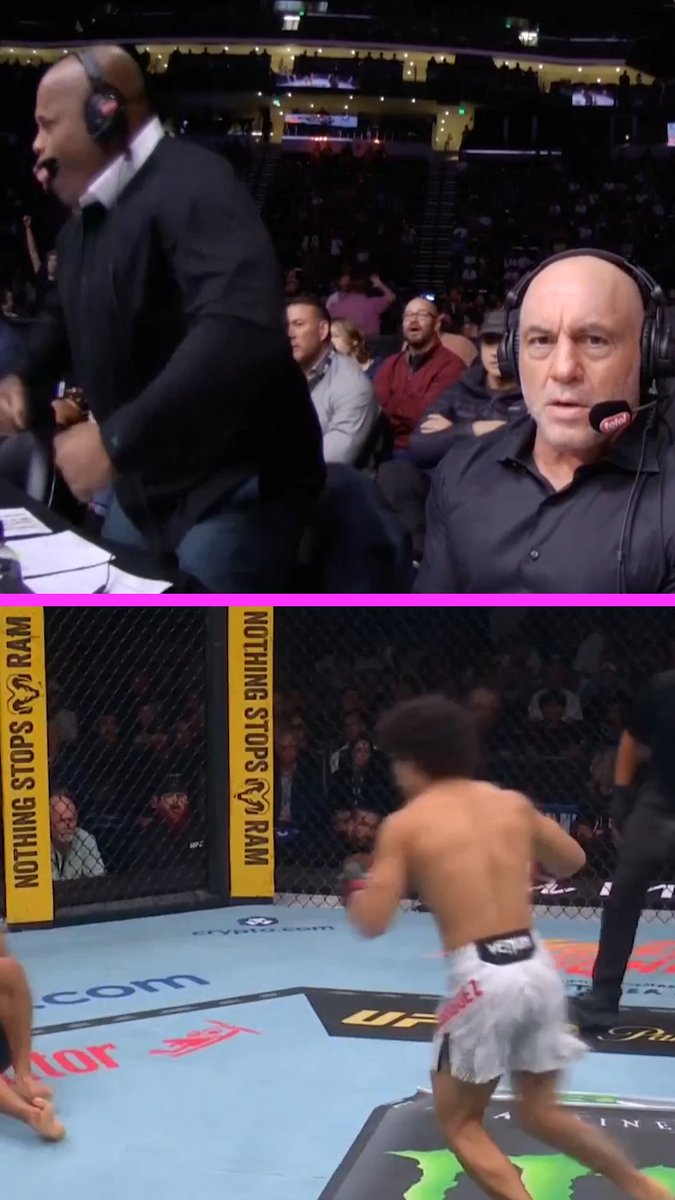 Coach DC was HYPED for his mentee, Imanol Rodrรญguez ๐ฅ #UFC332