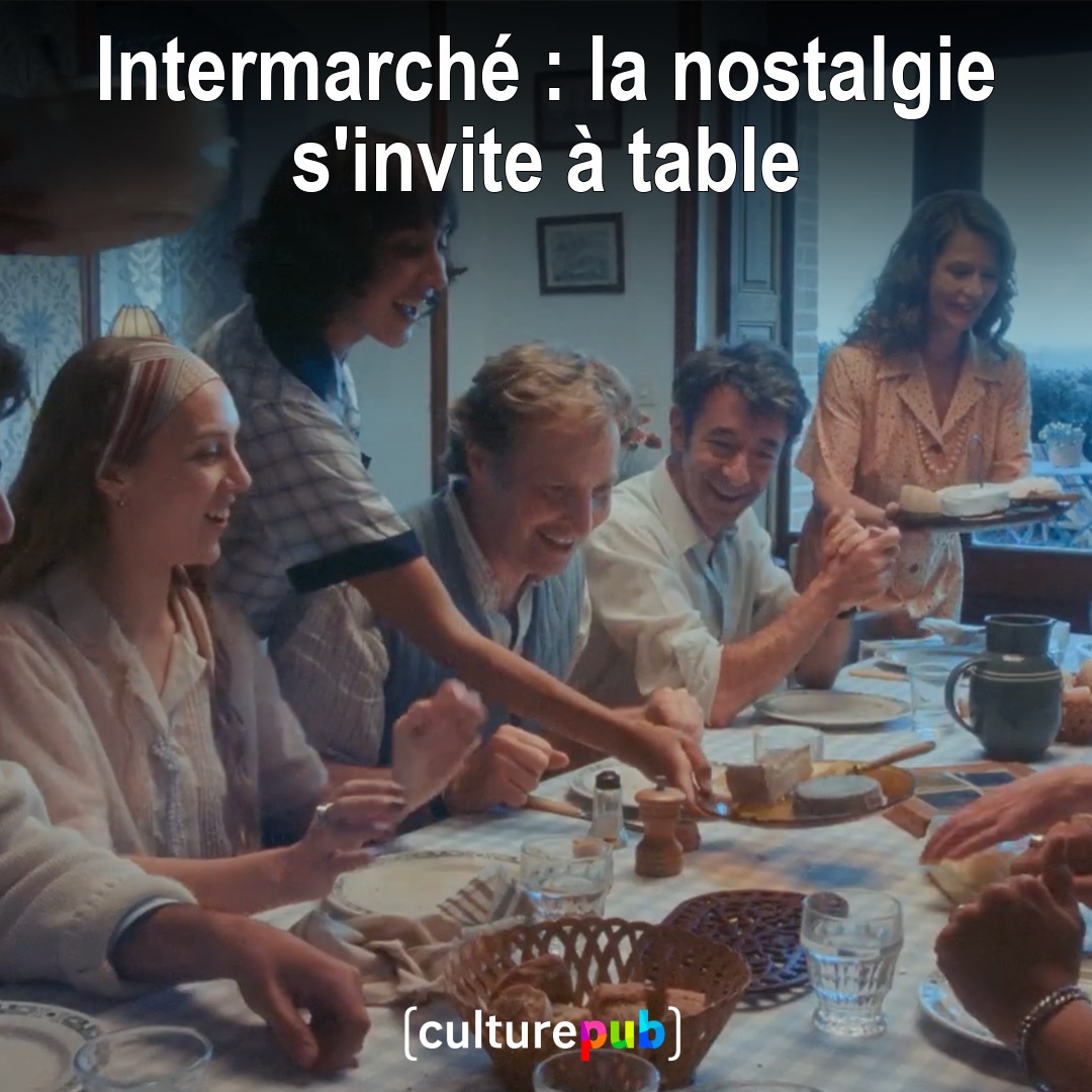 En quelques secondes, Intermarché nous replonge avec justesse à la table de nos souvenirs d’enfance. Un regard tendre posé sur ces « dimanches là » 😍 #actu #MadeInFrance #CulturePub