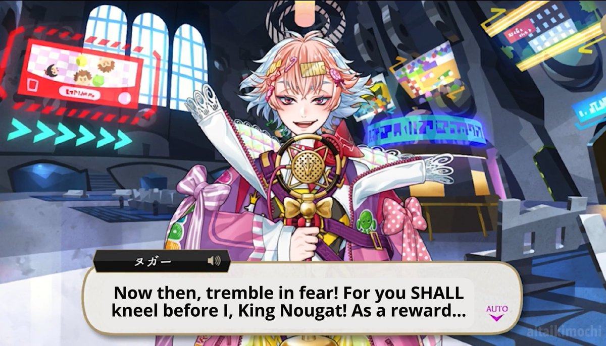 Twisted Wonderland's "Sugar Race" Halloween 2026 event has started! King Nougat is incredibly annoying (affectionately) lmao, here's his introduction with English subs by me. Also, he's voiced by Jun Fukuyama for those curious!