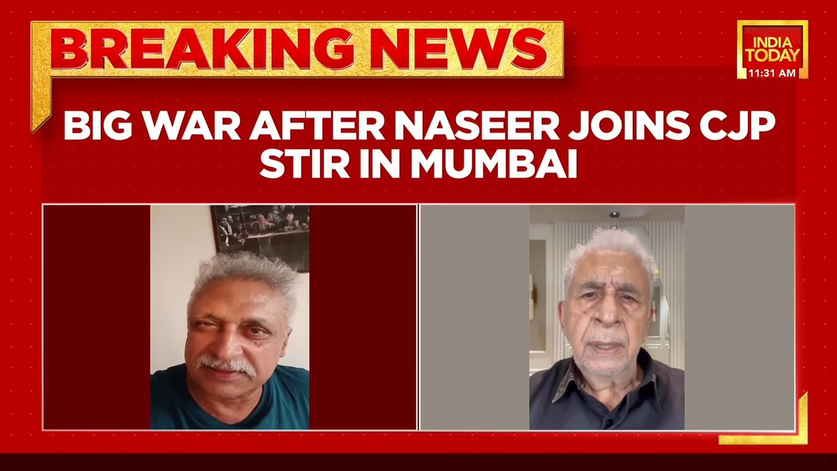 War of the Veterans- Actor &amp; Singer, Piyush Mishra says directly to Naseeruddin Shah, "When I asked for help for (Jharkhand) students, you sent me Pak Poetry" Also questioning the silence of "liberal" Cinema voices on Indian Capt Smit's legendary courage