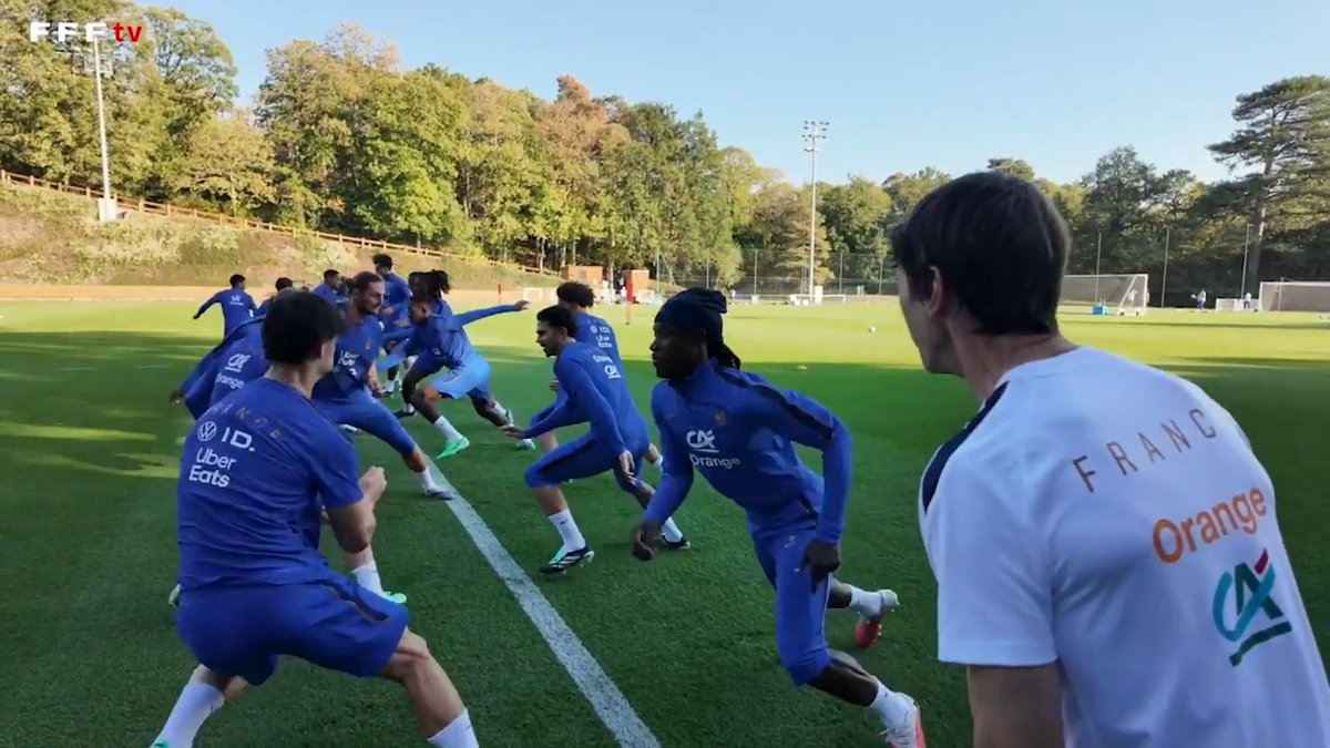 Dernier entraînement avant le match de ce soir face à la Belgique 🇧🇪