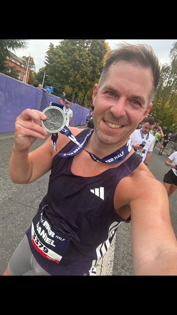 Manchester half ✅ #runner #mcrhalf #halfmarathon