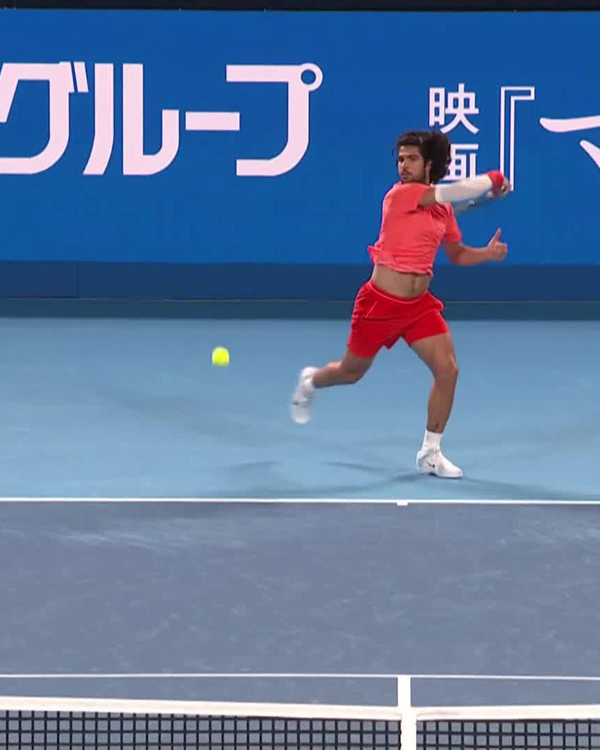 No stopping that 💪 #japanopentennis