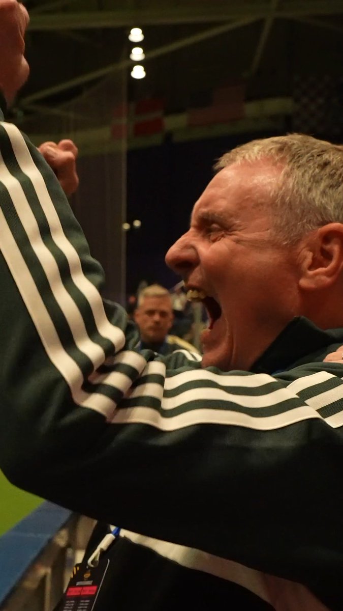 The scenes from the bench as Celtic Football Club claimed the SPFL Tennent’s Sixes trophy 🏆 Just look at what that meant to Tom Boyd 🍀