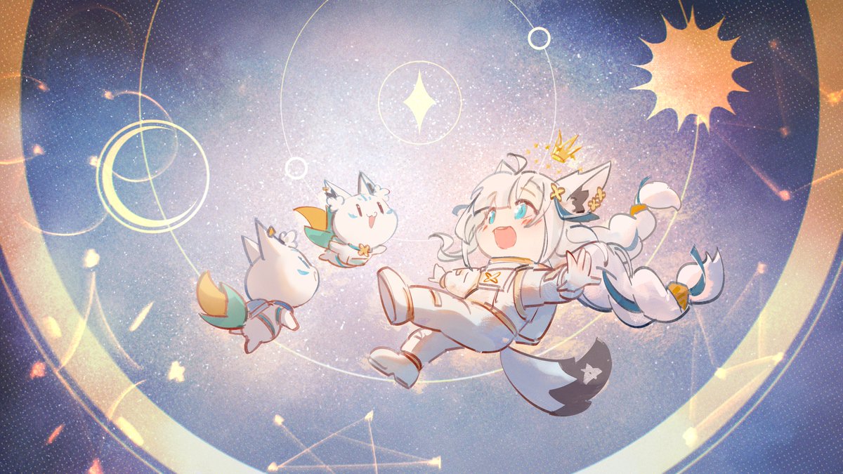 We sent our FBKing to space, with your support! Happy Birthday Fubuki! 🦊🌽❤️ みんなの協力でフブキングを宇宙に送ることができました！フブキお誕生日おめでとう！🦊🌽❤️ 4K: ＃白上フブキ生誕2026 #絵フブキ #ふぉっくするーむ #すこん部