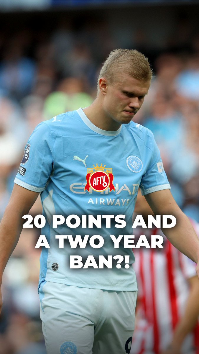 Would a 20 POINT deduction and two year transfer ban be enough for Man City? 😳 #AFTVLive