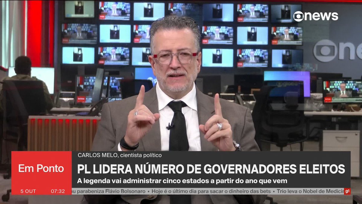 "As duas maiores forças políticas do Brasil são o antipetismo e o antibolsonarismo. E nesse momento, o antipetismo parece muito mais forte", analisa o cientista político Carlos Melo. ➡️#GloboNewsEmPonto de segunda a sexta, às 06h30, na #GloboNews