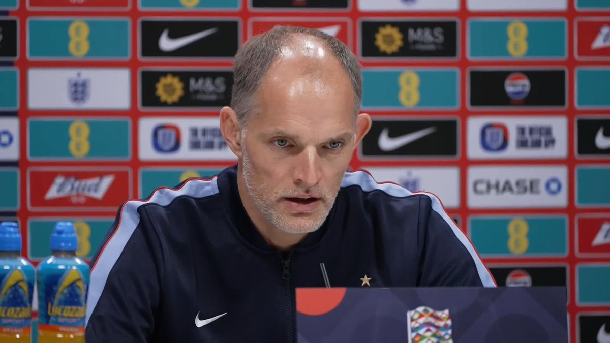 England boss Thomas Tuchel on Arsenal defender Ezri Konsa and Bournemouth midfielder Alex Scott being ruled out of England's Nations League clash with Czech Republic ⤵️