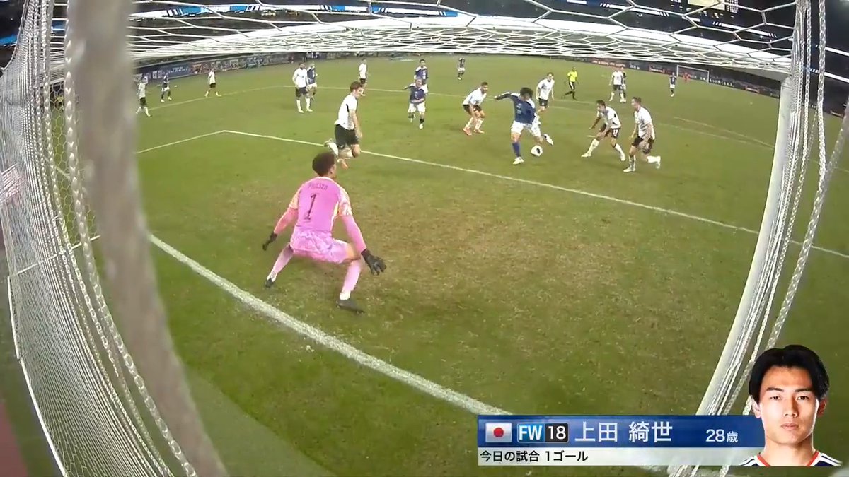 前半28分、上田綺世が左足を振り抜き先制ゴール!⚽🔥 🏆キリンカップサッカー2026 🇯🇵#SAMURAIBLUE vs ニュージーランド代表🇳🇿 📺テレビ朝日系列全国ネット生中継 📱TVerライブ配信 📱ABEMAライブ配信 📱DAZNライブ配信 #サッカー日本代表