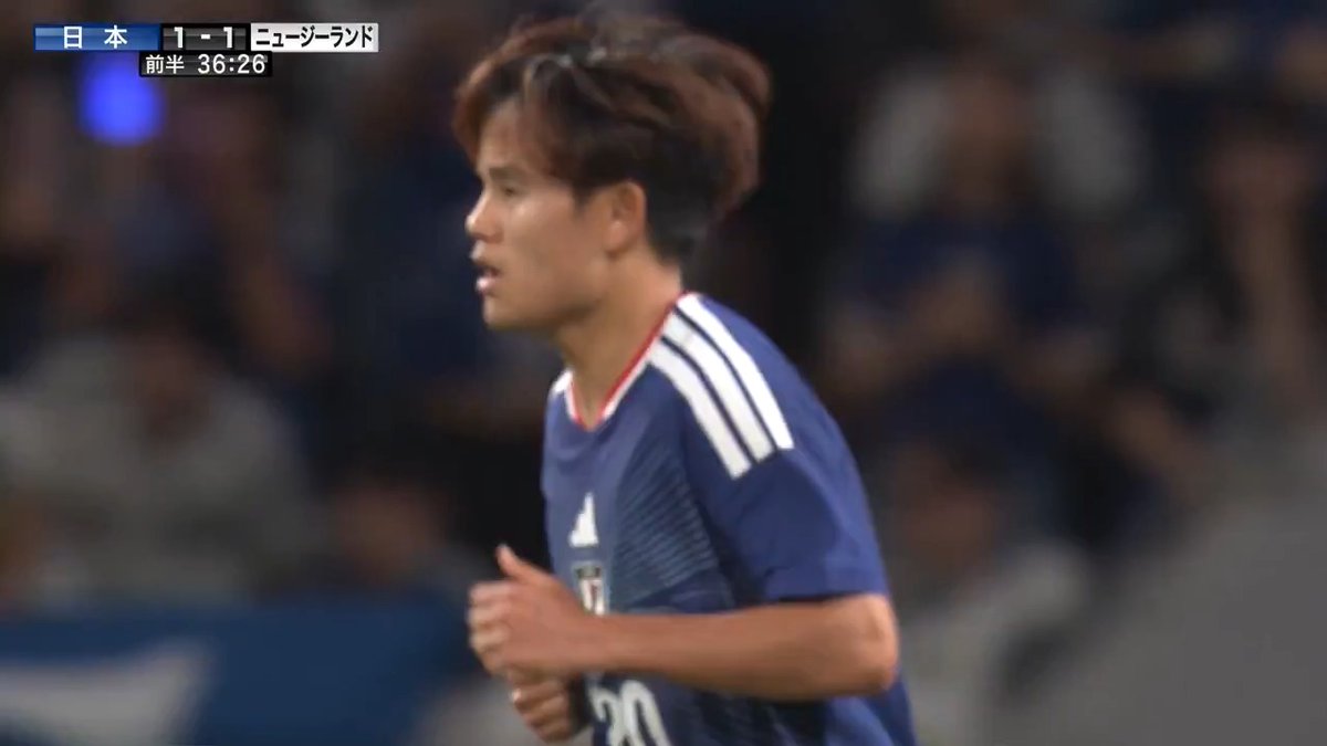 久保建英が佐野海舟との連携から右サイドを突破! 右足でゴールを狙う🥅 🏆キリンカップサッカー2026 🇯🇵#SAMURAIBLUE vs ニュージーランド代表🇳🇿 📺テレビ朝日系列全国ネット生中継 📱TVerライブ配信 📱ABEMAライブ配信 📱DAZNライブ配信 #サッカー日本代表