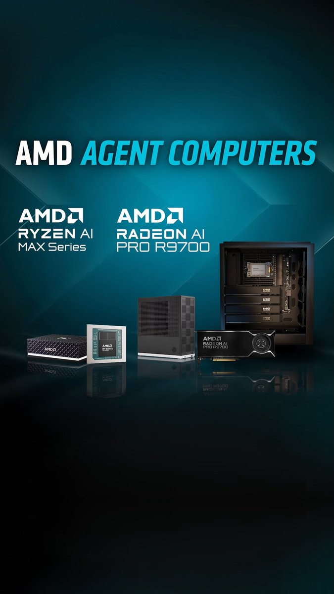 AMD Agent Computers Power the Next Generation of Hollywood Studios Emmy-winning Light Sail VR uses private, local AI on Ryzen AI Max and Radeon AI PRO R9700, overseeing up to 9 projects all at once, leaving more time for storytelling.