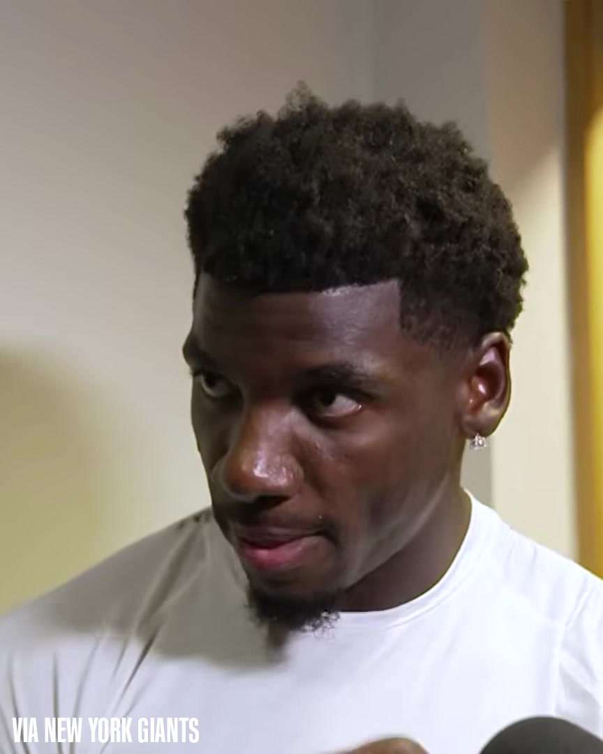 Deonte Banks did not consider going down before scoring on his game-ending pick-six