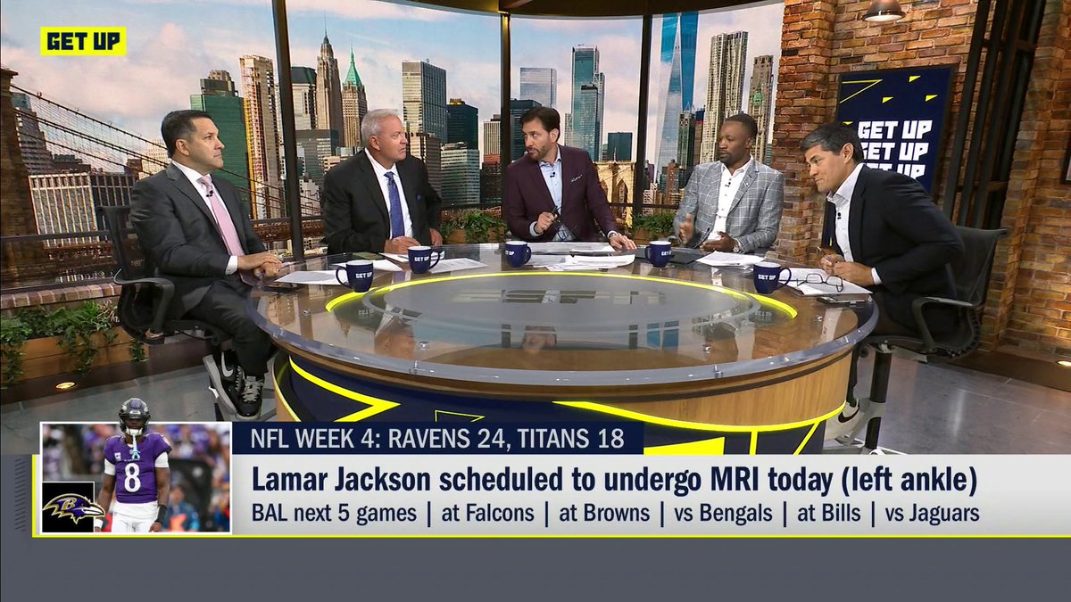 “This offense feels like it’s teetering a little bit.” Domonique and Rex Ryan weigh in on what a possible Lamar Jackson injury might mean for the Ravens moving forward 🤕