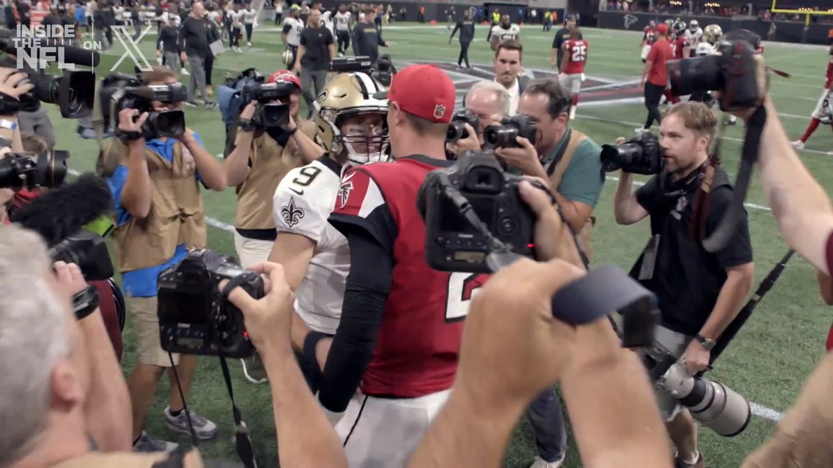 800 passing yards and 10 total TDs This 2018 Matt Ryan vs Drew Brees duel was pure cinema 🎥