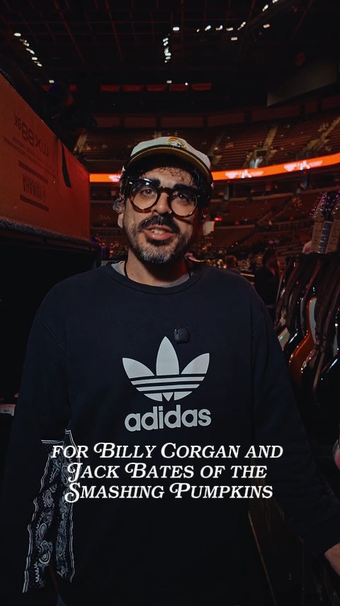 What does a guitar tech actually do on tour? 🎸 Raul takes us behind the scenes with Billy Corgan + Jack Bates’ guitars. What would you ask him?