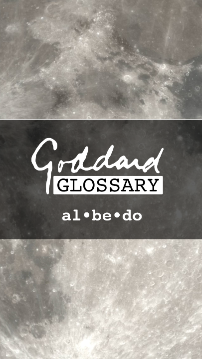 Let's reflect... Albedo is a measure of how much light and heat a surface reflects. Lighter objects tend to have higher albedo, and darker objects have lower. This reflectivity plays an important role in studying the makeup of the surface of bodies like the Moon.