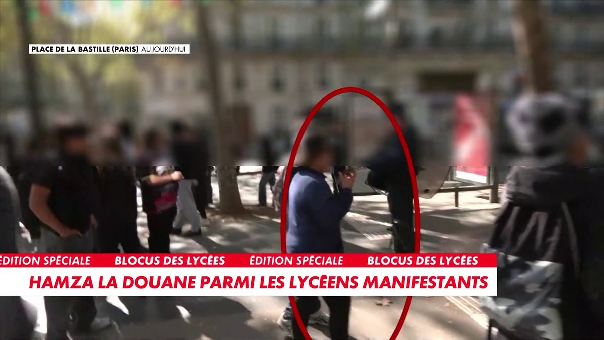 On a retrouvé Hamza la douane parmi les lycéens qui manifestent. Toute l'info est à retrouver sur