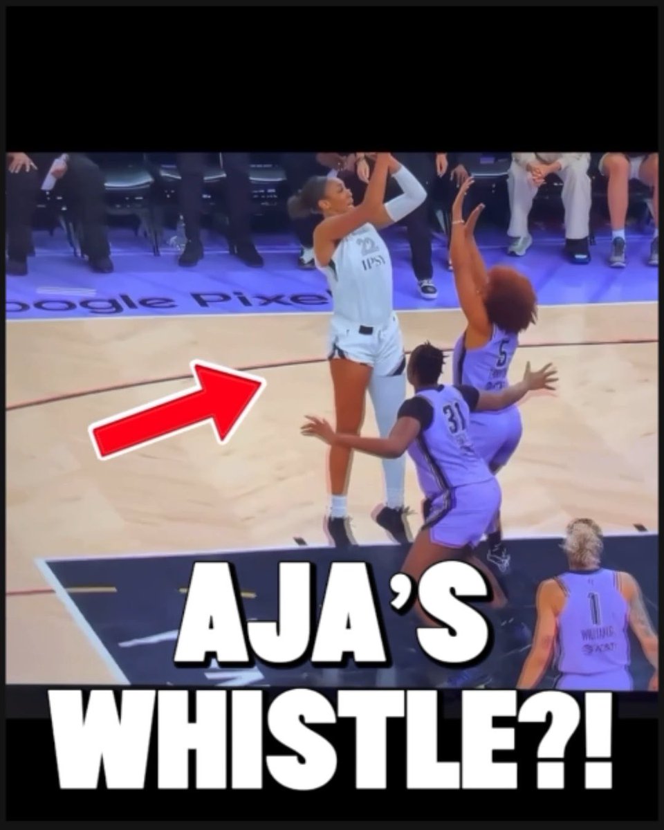 WHAT WOULD A’JA WILSON BE WITHOUT HER WHISTLE? #caitlinclark #wnba #shorts