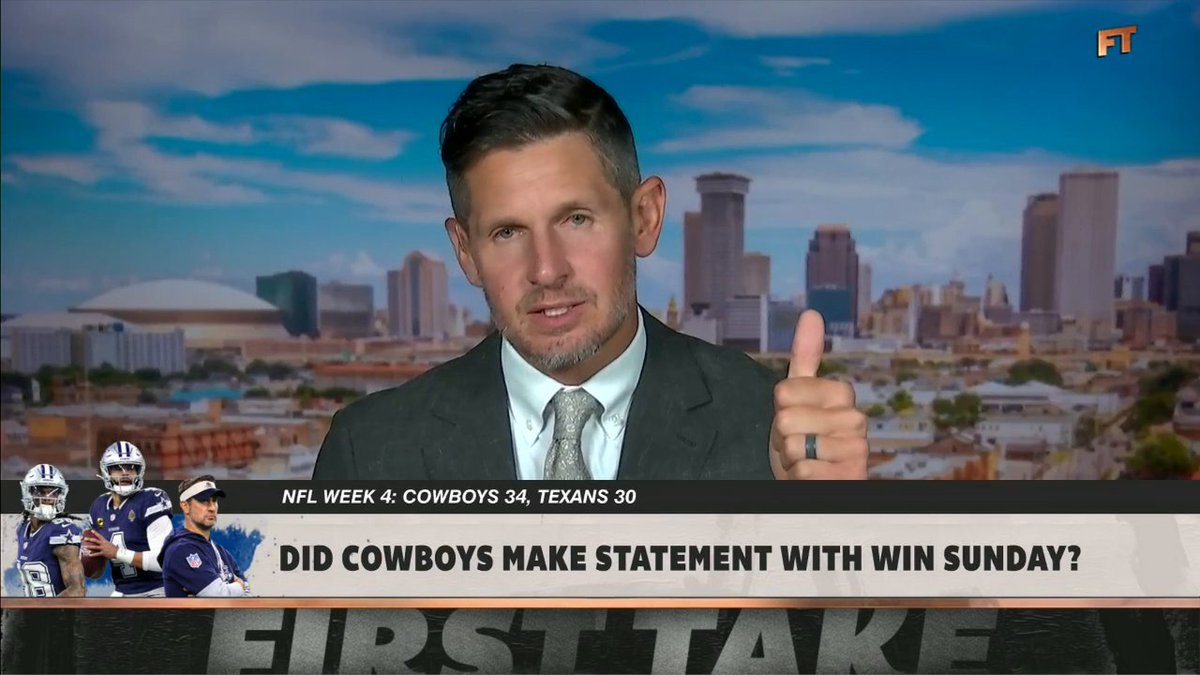 "Watching the game, [the Cowboys are] not better than San Francisco, no. They're not better than Seattle, no. They're not better than the Rams, no." Dan Orlovsky isn't feeling confident in the Cowboys, even after their Week 4 win.