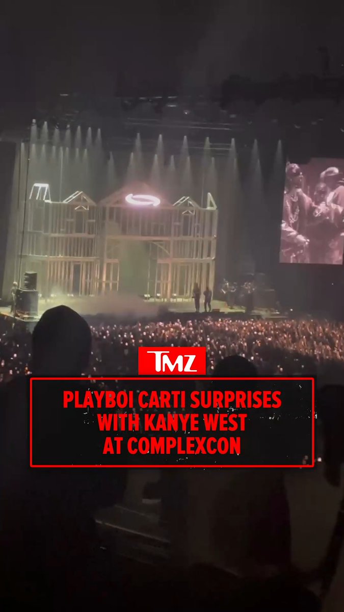 🔥 PlayBoi Carti brought Ye out at ComplexCon!