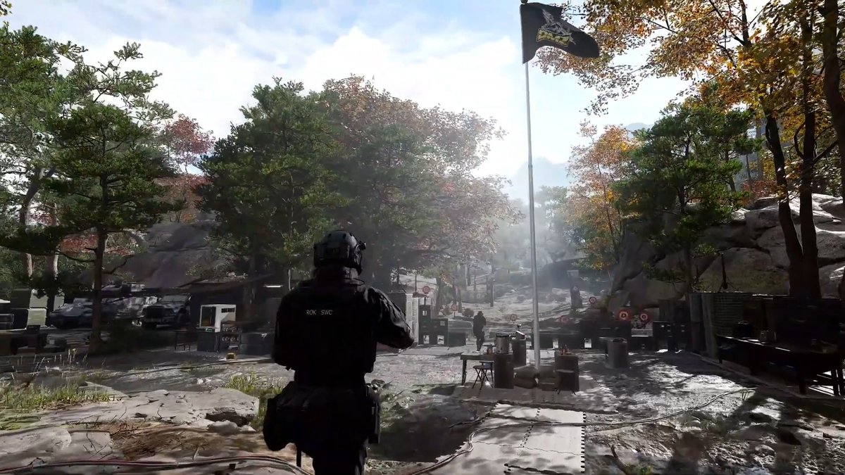 FIRST LOOK at 'Forward Operating Base' Gameplay in Modern Warfare 4 DMZ: 💥 Social Hub for your Squad, walk around 💥 Firing Range, Vendors, Crafting available 💥 Changes Appearance over time