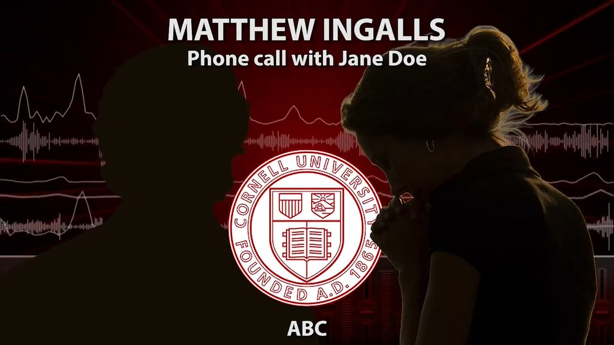 🚨 Listen to Jane Doe's phone call with Cornell frat bro Matthew Ingalls. 🔉: ABC