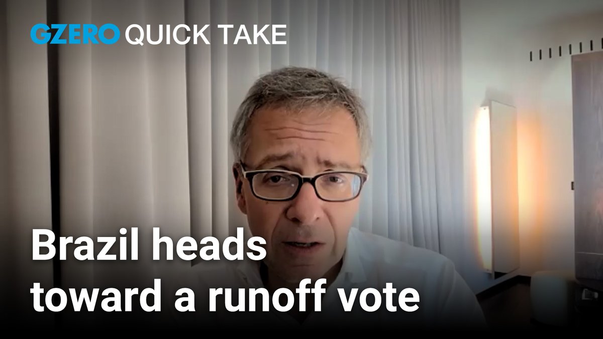 brazilians don't love either candidate. but they hate the status quo more. GZERO Media