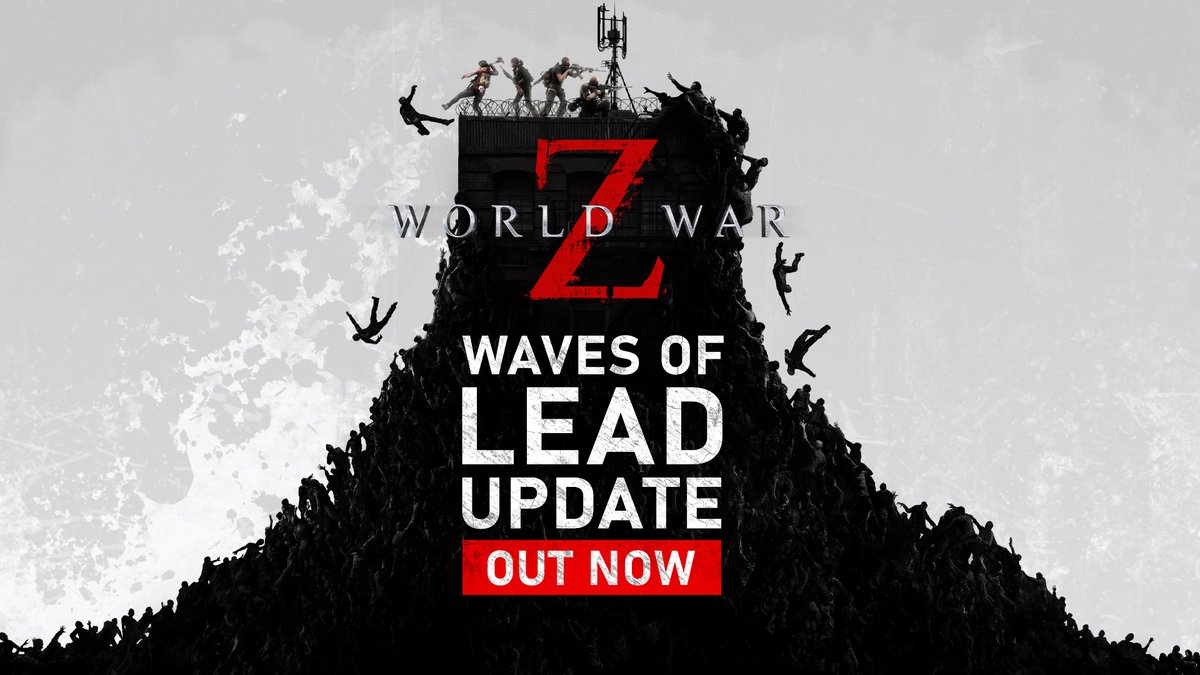 The new Waves of Lead update is OUT NOW in World War Z! 🌊🩸 FEATURING: 💀 FREE The Walking Dead in Extinction Mode 🛠 FREE New Weapons - Double-barreled Bullpup Shotgun and Gas Pipe Wrench 🔫 FREE 6 New Heavy Weapon Perks ⏫ FREE 5 New Mutators 🏆 FREE 3 New Custom Frames 🪽 Premium Valhalla Raider Weapon Skin Pack