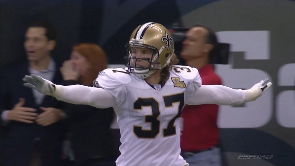 20 years ago, the New Orleans Saints player their first game back in The Superdome after Hurricane Katrina. The Steve Gleason blocked punt will live on forever. 💛 ATLvsNO – 8:15pm ET on ESPN Stream on NFL+