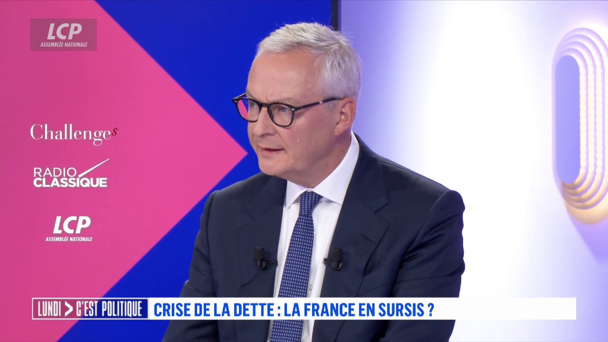 "La situation actuelle, c'est que nos finances publiques sont hors de contrôle et elles le sont très précisément depuis la dissolution de 2024", affirme Bruno Le Maire. #LCPol