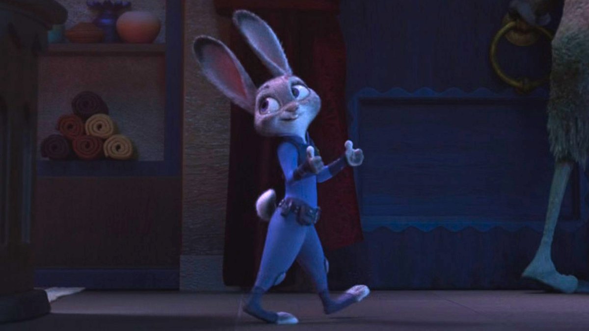 Judy gives a thumbs-up. 🐰👍