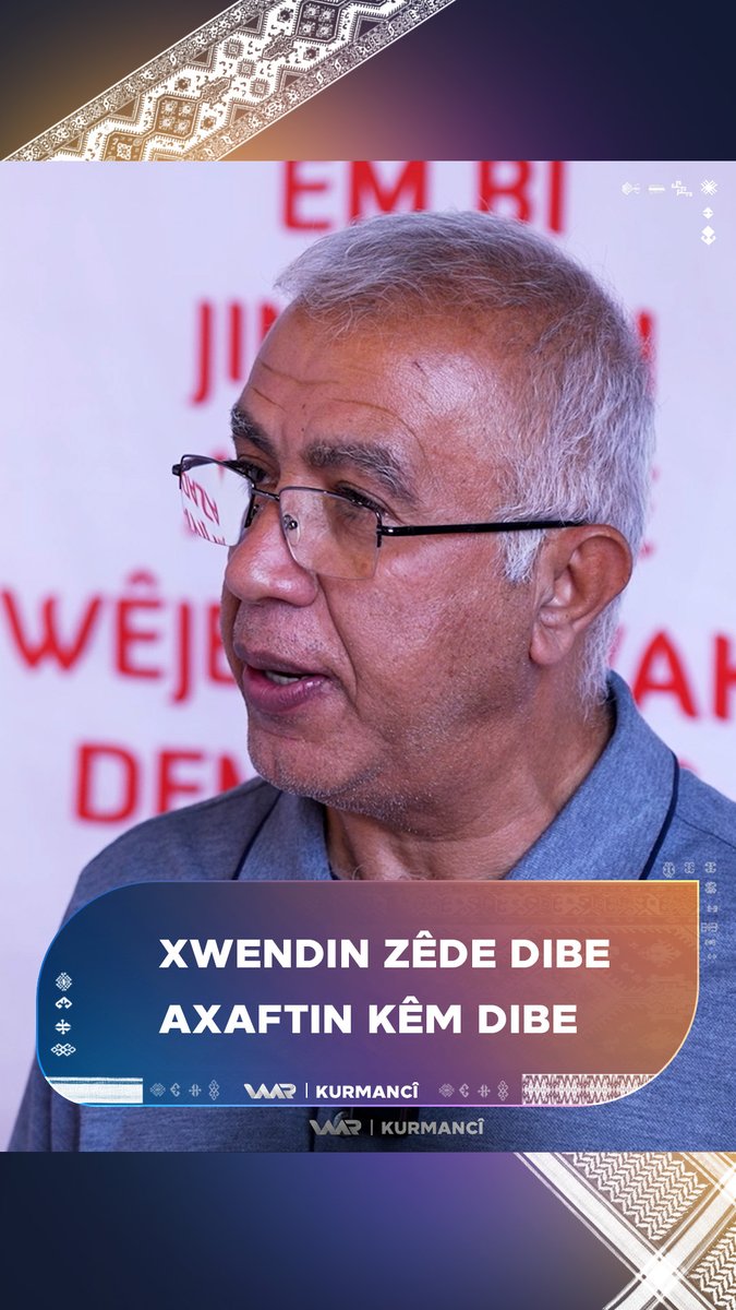 Zana Farqînî: Xwendin zêde dibe, lê axaftina kurdî kêmtir dibe. #FûaraPirtûkan #WaarKurmancî