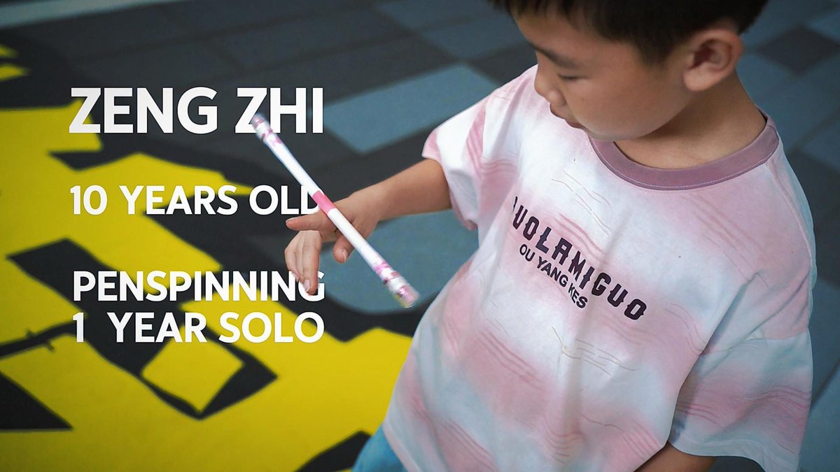 What level of skill can a ten-year-old kid reach after one year of penspinning? When I discovered this brilliant child, I couldn't wait to shoot a solo video for him. #penspinning #solo