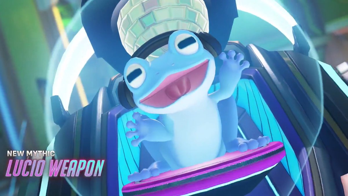 New #Overwatch Lucio Treble Maker Weapon Skin Gameplay and Effects 🐸🎵