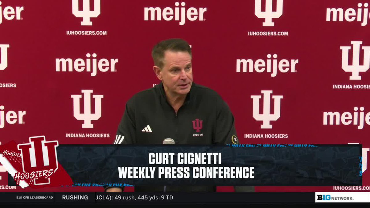 It's 5-0 Indiana at 5-0 Nebraska on Saturday 🍿 Curt Cignetti and Matt Rhule opened their weekly press conferences previewing the anticipated Big Noon Kickoff matchup.