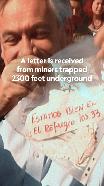 Drilling into the mine 17 days after it collapsed, the last thing Chilean authorities were expecting to find was a note from the bottom. #ChileanMineRescue: Race Against Time is now streaming on Disney+ and Hulu.