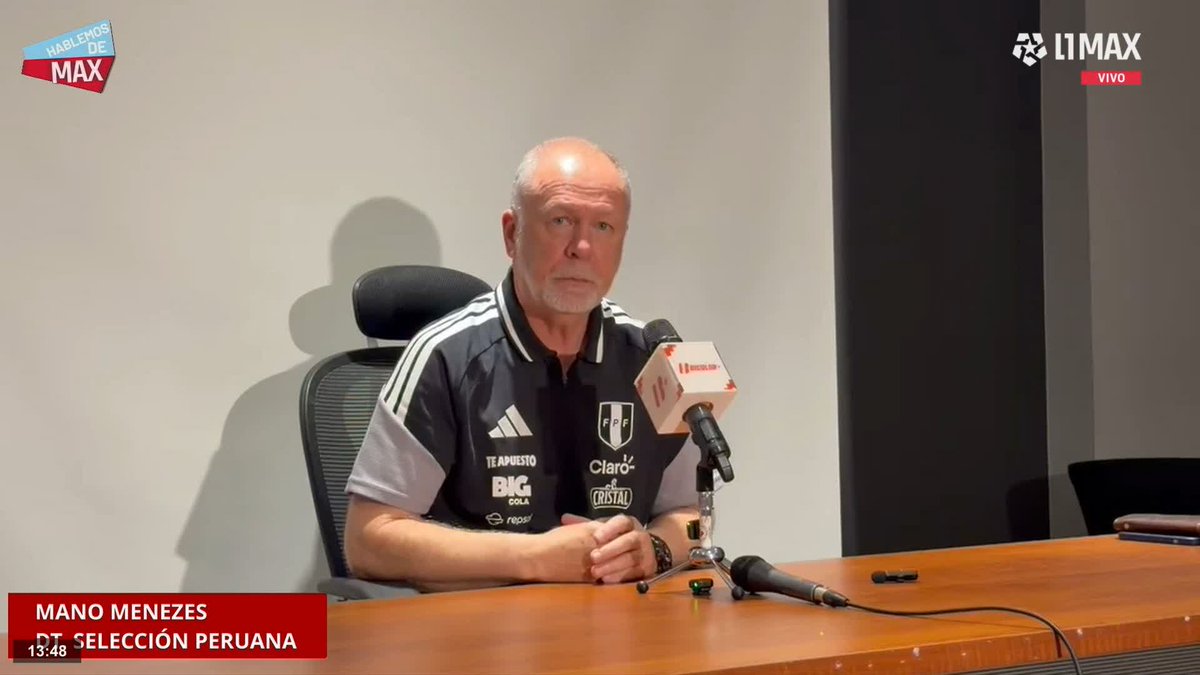 🎙️Mano Menezes sobre Sonne: "No está lesionado y solo hemos hablado con su club para que regrese". #HablemosDeMAX Ingresa al programa 👉🏽 📅 De lunes a jueves a las 12:30 p.m.