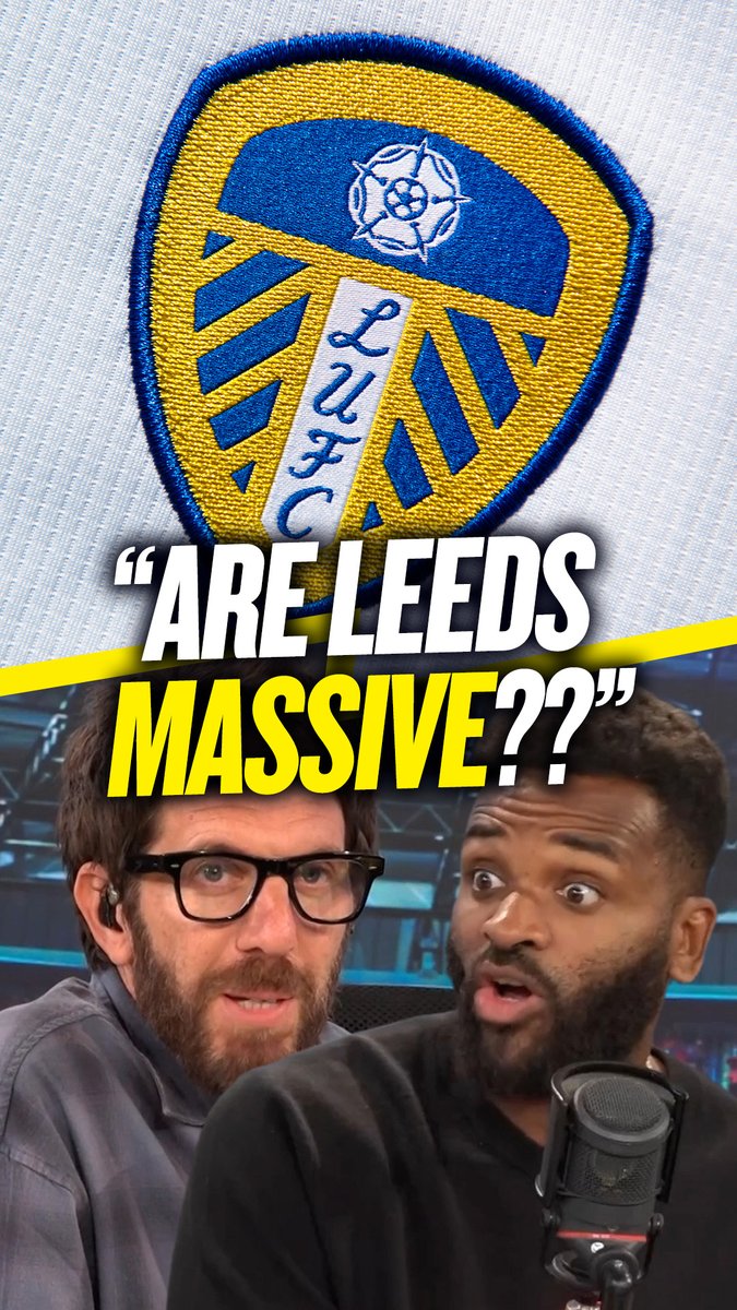 👏 Andy: "They're a massive club." 🤔 Darren: "Are they? They spent 20 years out the Premier League..." Andy Goldstein & Darren Bent get into heated debate over if #LUFC are a "massive" club 🔥
