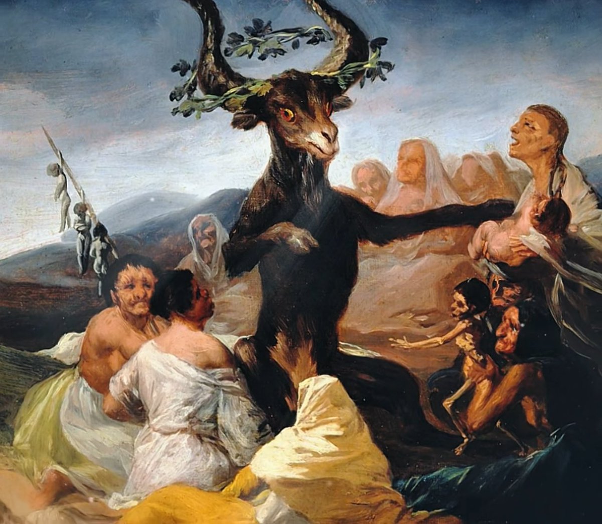 El aquelarre. 200 años después sigue siendo uno de los cuadros más inquietantes.