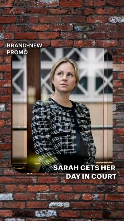 Brand-New Promo: Sarah Gets Her Day in Court! #Corrie