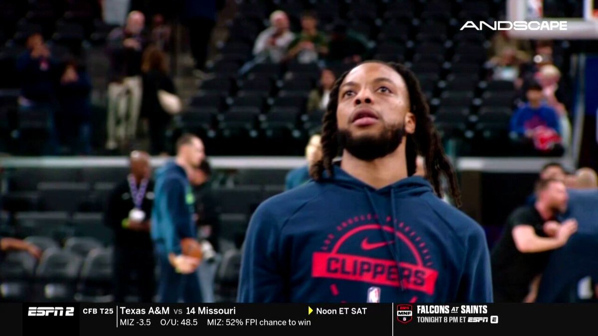 Darius Garland's message to Clippers fans: "Be patient. It's a lot going on right now, but just worry about what's going on this year. Got a lot of new faces coming in, so we definitely have to be patient. Got to work through a lot of bumps and bruises, even though we wanna win games at a high rate. It's gonna happen. It's a long season, get better every game, will get better every year, and this too shall pass"