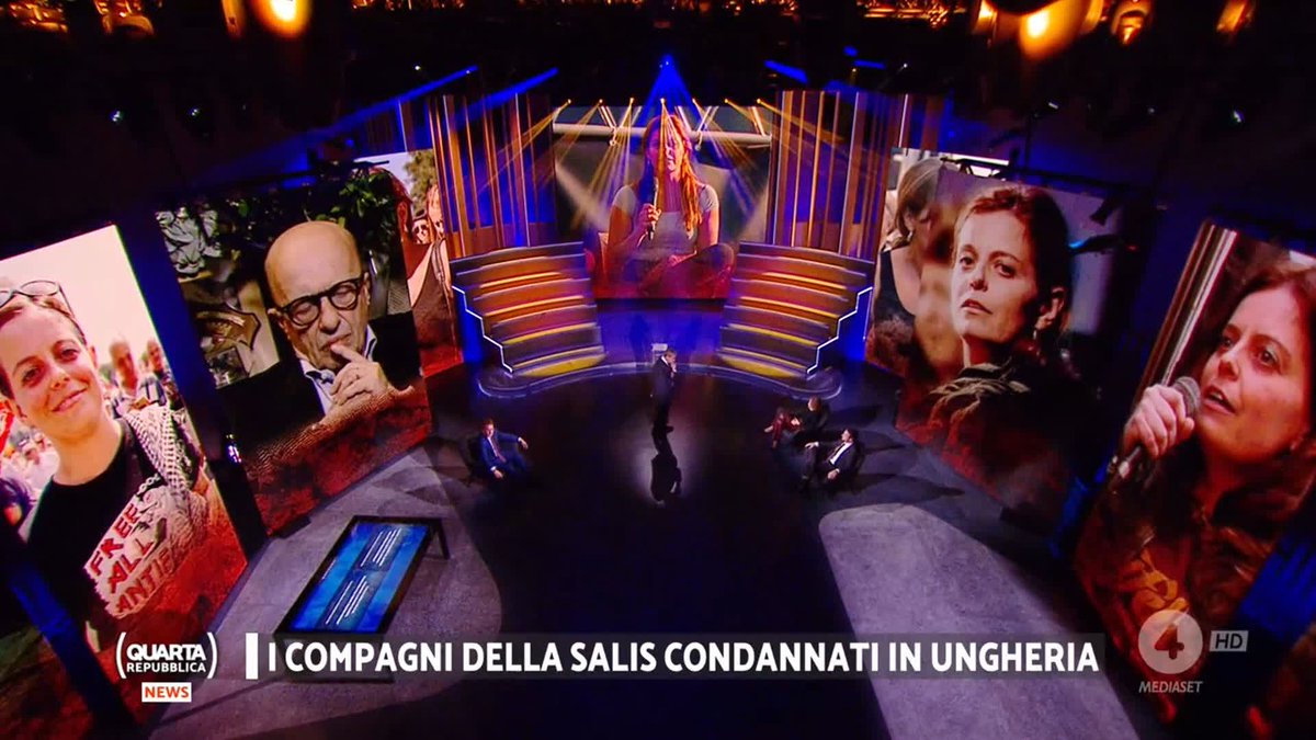 "La Salis ha 2 condanne definitive, lei è una persona violenta nelle sue idee e nel suo agire, mi stupisce come fa un partito come Avs dargli l'immunità" #Sallusti #quartarepubblica