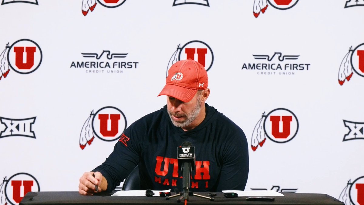 .Morgan Scalley catching us up on all of the success happening on 𝐓𝐡𝐞 𝐇𝐢𝐥𝐥‼️ #GoUtes | Utah Football