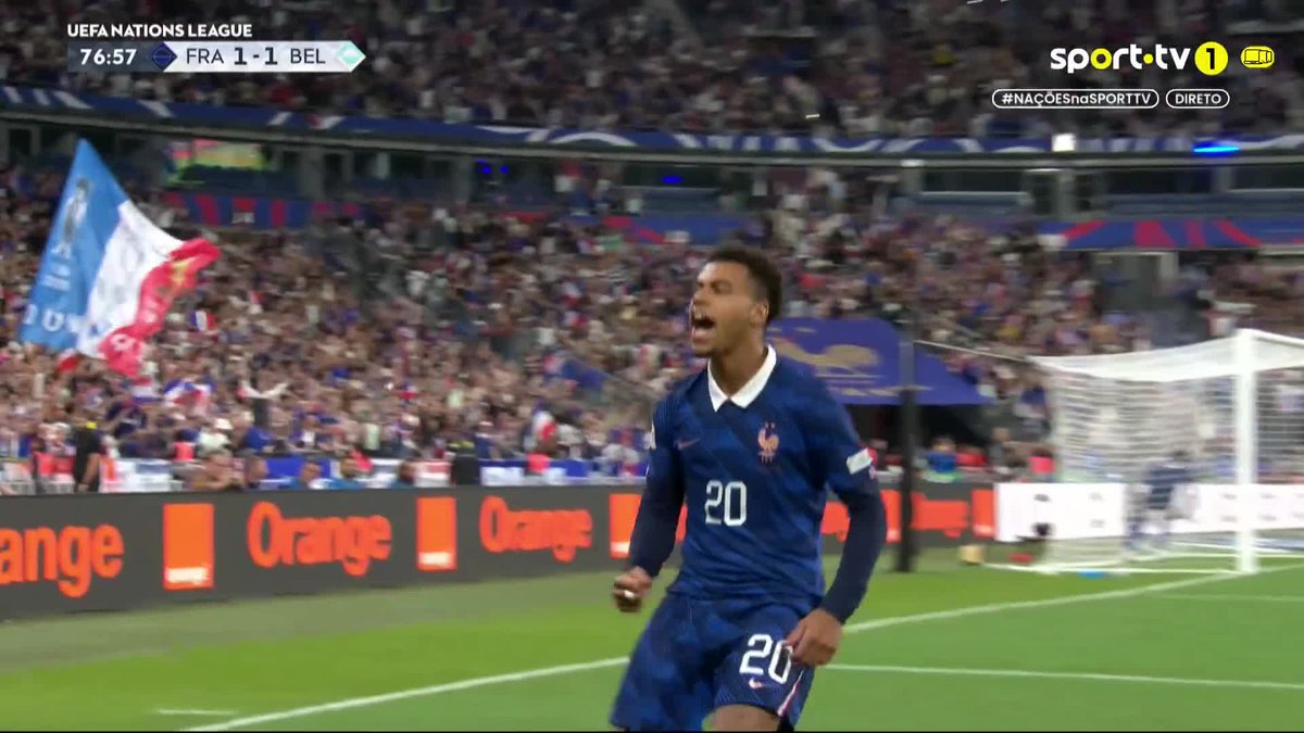 França estava a perder contra a Bélgica, então Olise, Cherki e Doué entraram na segunda parte e deram espetáculo.