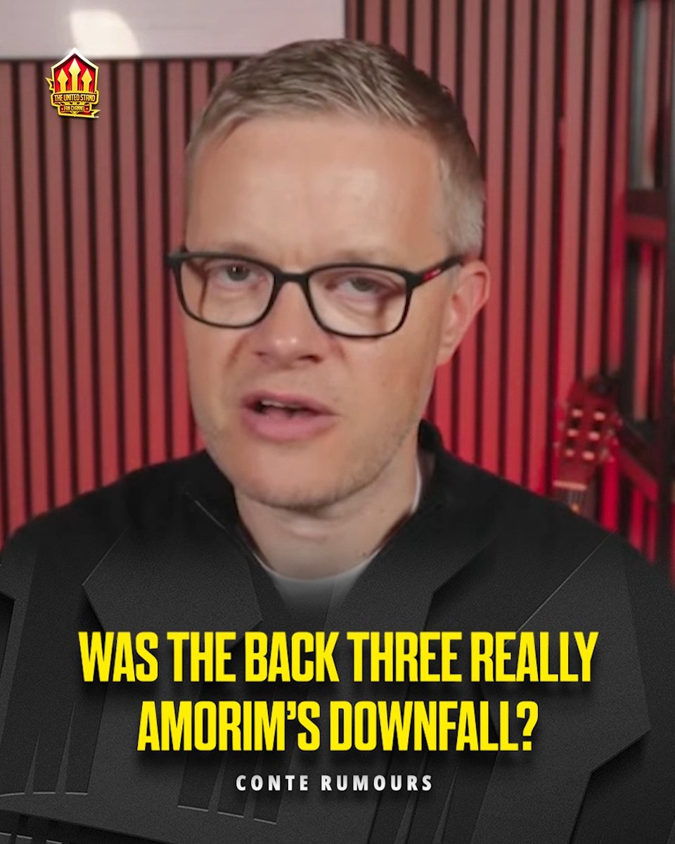 🗣️ "I NEVER had a problem with the back three!" 🎤 #mufc #amorim #conte