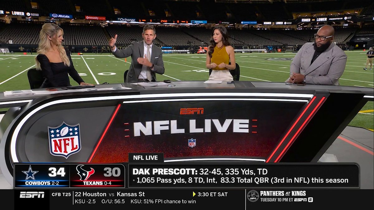 The NFL Live crew breaks down the Cowboys win over the Houston Texans in week 4 🏈