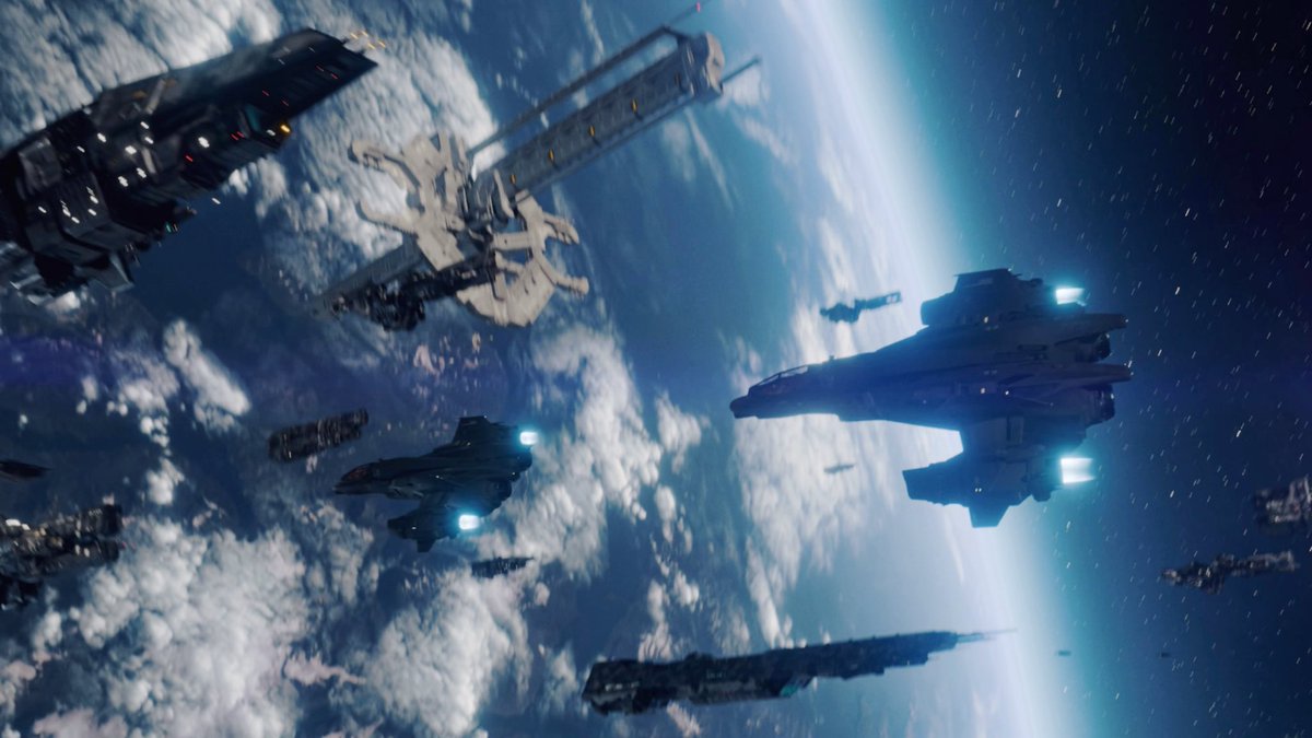 HALO | UNSC Earth Staging Area | Blender Animation. We’re getting close to the final look and feel for the scenes of what has become a bit of a mega project. Mocap for the pilots is sorted. The assets for ships are sorted. The enviroment including hanger bays are sorted. Now to tie it all together! Animation by me Venture Pictures and Hartwell_Design #Halo #HaloSpotlight