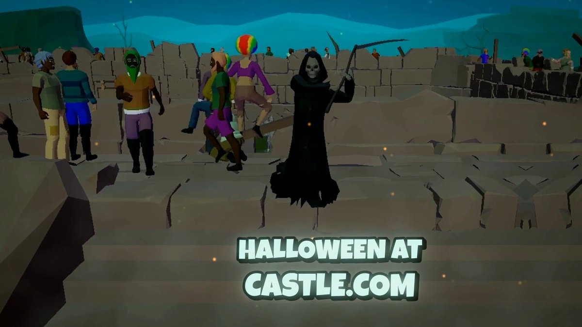 Halloween @ Castle has officially begun. 🏰 With over $50,000 worth of prizes this month. 🎃 Hop in the arena, we have something for everyone. Look out for those zombies. 🧟‍♂️