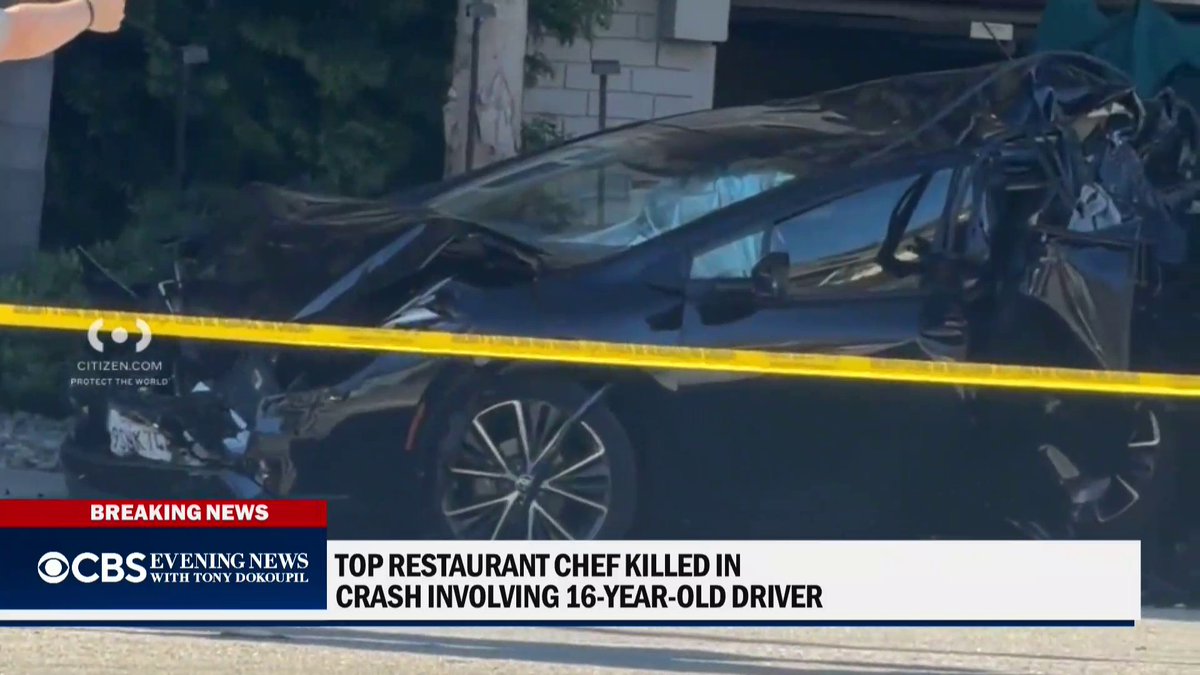 A 51-year-old chef at prominent sushi restaurant Nobu was killed this weekend when a teenager crashed into a parked car on Pacific Coast Highway in Malibu. The chef had been sleeping in the back seat of the car that was hit and was pronounced dead at the scene.